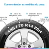 kit Pneu Aro 14” Pirelli 185/70R14